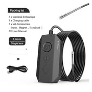 Dual Lens Wireless Endoscope 1080P Scope Camera With 4X Zoom Waterproof Borescope Semi-Rigid Cable , User-Friendly Borescopes